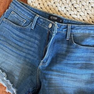 Just Black Women's Blue Denim Shorts